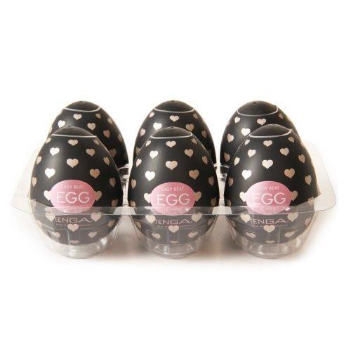 6 Pack of Tenga Easy Beat Egg Lovers.
